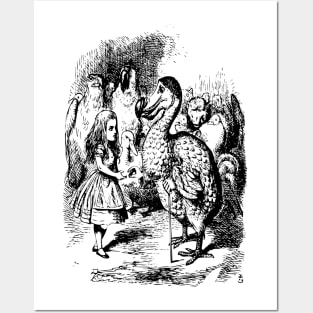 Alice in Wonderland | Dodo Presenting Thimble to Alice | Vintage Alice | Posters and Art